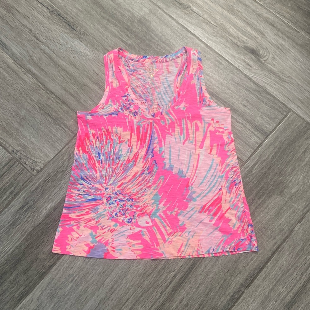 Lily Pulitzer Essie V- Neck Tank Top Size XS NWOT